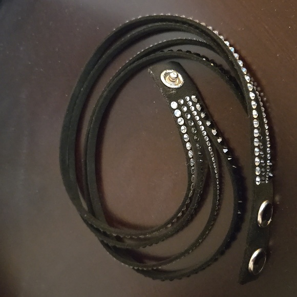 Swarovski  Black and Silver Crystal Bracelet - Picture 3 of 4